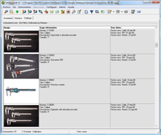 GAGEpack's gage catalog shows vital information about your gages